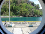 St Vincent view through Cabin Porthole